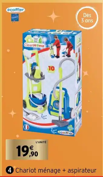Intermarché Chariot Ménage + Aspirateur offre