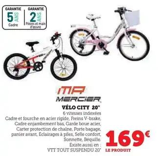 Super U VÉLO CITY 20" offre