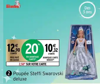 Intermarché Poupée Steffi Swarovski Deluxe offre