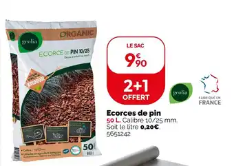 Weldom geolia Ecorces de pin offre