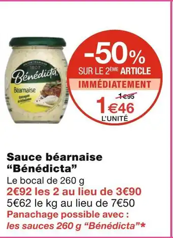 Monoprix Bénédicta Sauce béarnaise offre