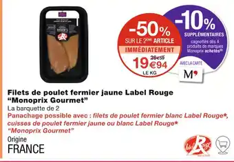 Monoprix Monoprix Gourmet Magret de canard du Sud-Ouest offre