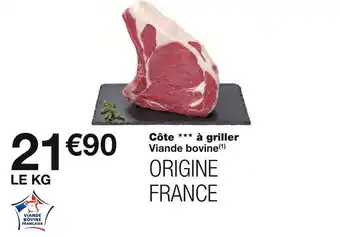 Monoprix Côte à griller offre