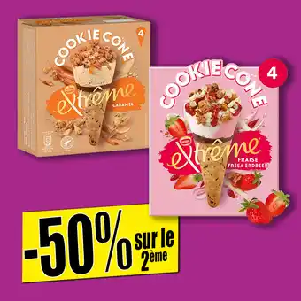 Norma 4 cookies cônes glacés offre