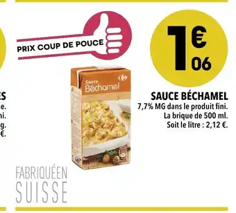 Supeco Sauce béchamel offre