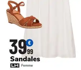 La Halle Lh - sandales femme offre