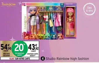 Intermarché Studio Rainbow High Fashion offre