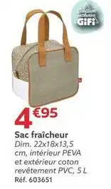 Gifi Sac fraîcheur offre