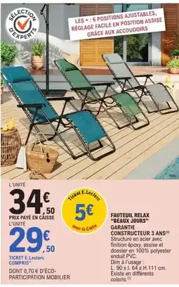 Super U Smoby - sac de sable 15kg offre