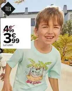 Carrefour T-shirt garçon offre