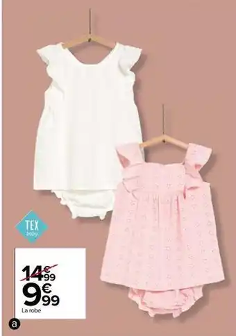 Carrefour Robe bébé offre