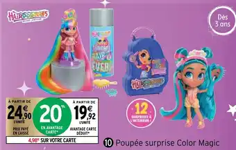 Intermarché Poupée Surprise Color Magic offre