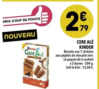 Supeco Cere Alé Kinder offre