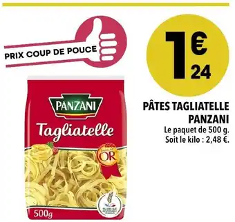 Supeco Pâtes tagliatelle Panzani offre