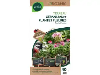 Weldom Terreau géraniums GEOLIA, 40 l offre