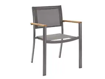 Weldom Fauteuil de jardin NATERIAL Oris en aluminium gris offre