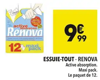 Supeco RENOVA ESSUIE-TOUT offre