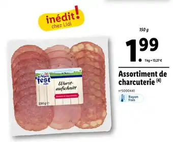 Lidl Alpenfest Assortiment de charcuterie offre