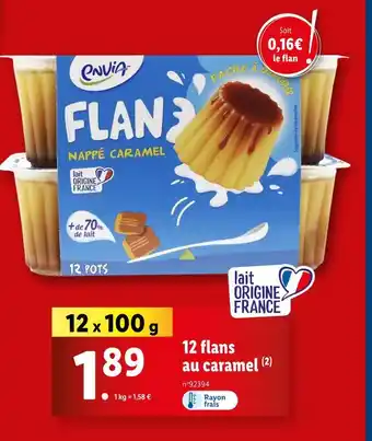 Lidl Envia 12 flans au caramel offre