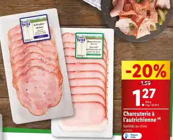 Lidl Charcuterie à l'autrichienne offre