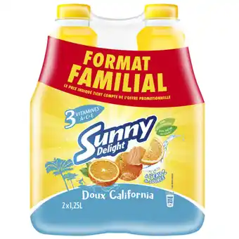 Carrefour SUNNY DELIGHT Boisson rafraîchissante Format familial offre