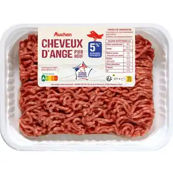 Auchan Viande Hachée Pur Bœuf Auchan offre