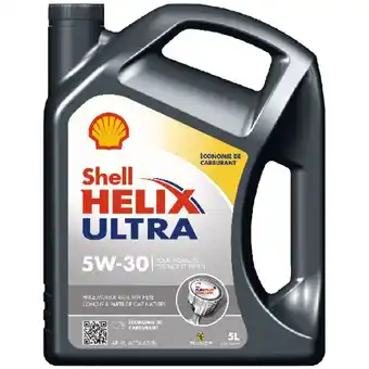 Auchan Huile Shell Helix Ultra 5W-30 offre