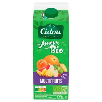 Auchan Nectar Multifruits Bio Cidou offre