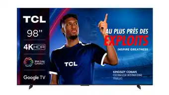 Carrefour TCL Téléviseur LED 4K* - 248 cm offre