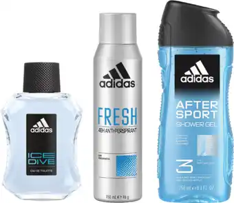 Carrefour ADIDAS SUR TOUS LES PRODUITS D'HYGIÈNE ET BEAUTÉ offre