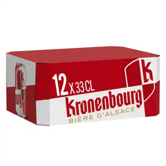 Carrefour KRONENBOURG Bière Blonde offre