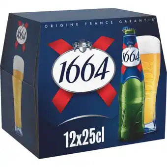 Carrefour 1664 Bière blonde offre