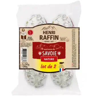 Carrefour HENRI RAFFIN Saucisson sec offre