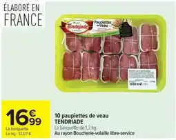Intermarché Les braserades - échine de porc sans os recette espagnole offre
