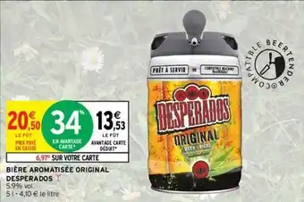 Intermarché Desperados - bière aromatisée original offre