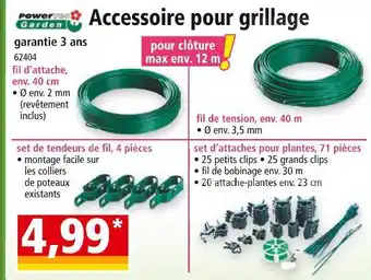 Norma POWER GARDEN Accessoire pour grillage offre