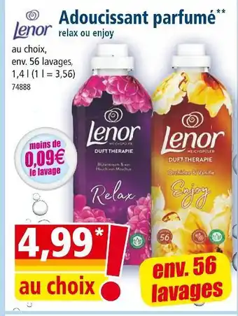 Norma Lenor Adoucissant parfumé offre