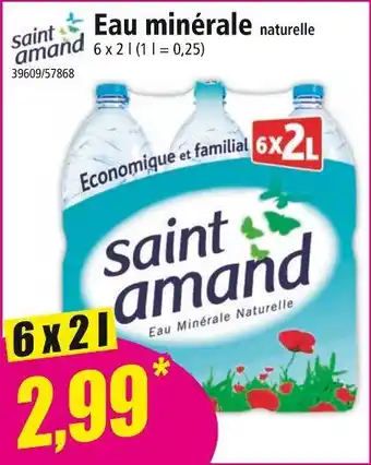 Norma Saint Amand Eau minérale naturelle offre