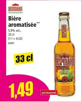 Norma DESPERADOS Bière aromatisée offre