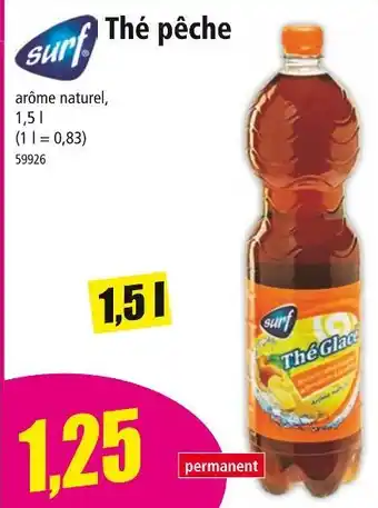 Norma Surf Thé pêche offre