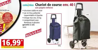 Norma colombo Chariot de course offre