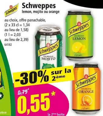 Norma Schweppes Schweppes offre