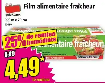 Norma Quickpack Film alimentaire fraîcheur offre