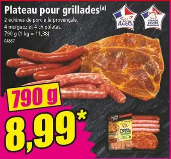 Norma Tendre & PLUS Plateau pour grillades offre