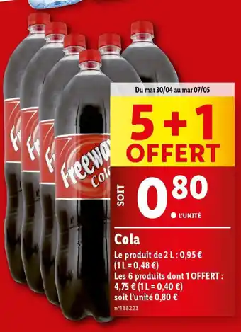 Lidl Cola offre