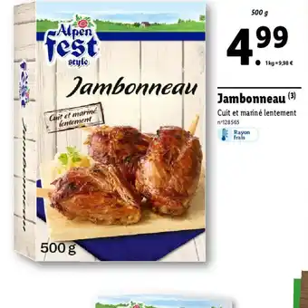 Lidl Jambonneau (3) offre