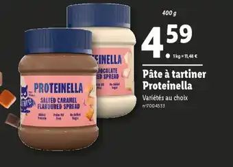 Lidl Pate a tartiner proteinella offre