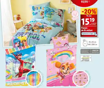 Lidl Parure de lit enfant offre