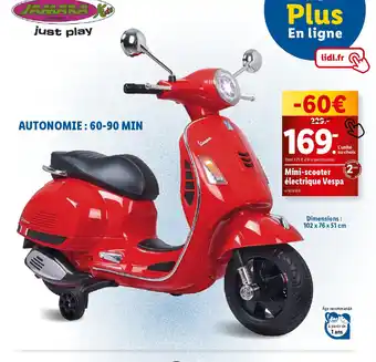 Lidl Mini-scooter électrique Vespa offre