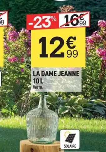 Centrakor LA DAME JEANNE 10L offre